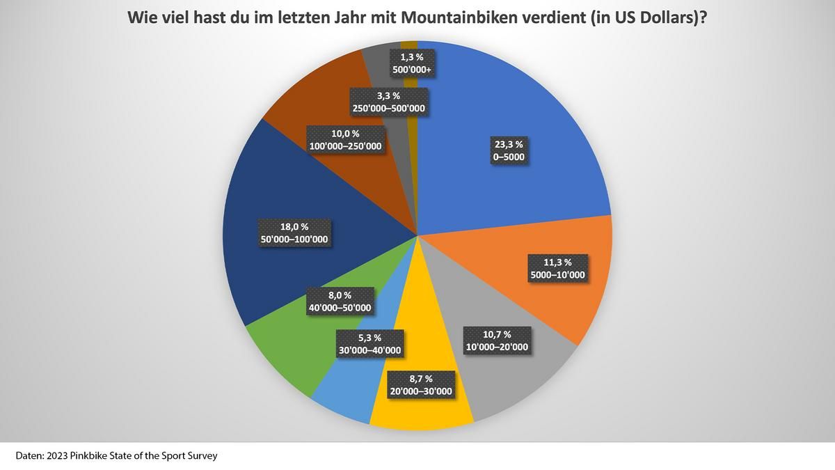 Pinkbike State of the Sport Survey Umfrage Jahreseinkommen Mountainbike