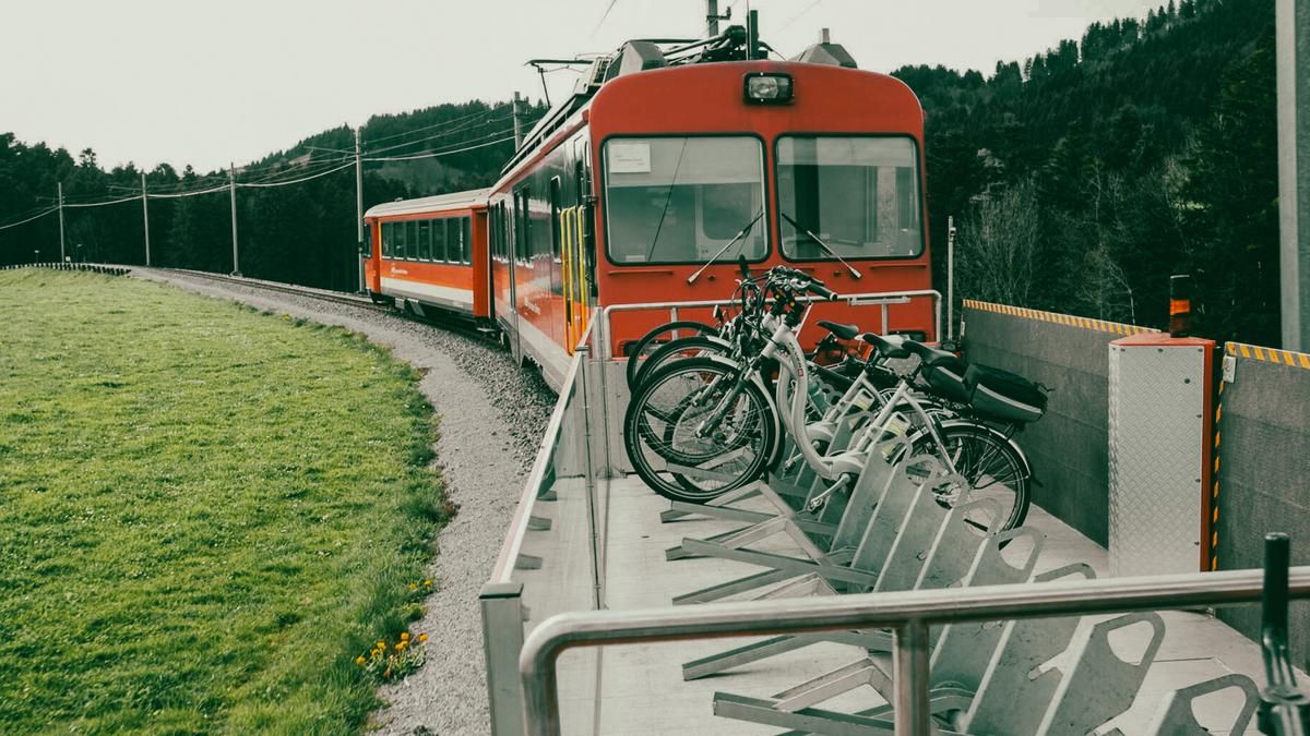 Appenzeller Bahnen Gaiserbahn Mountianbike Velo Transpoert
