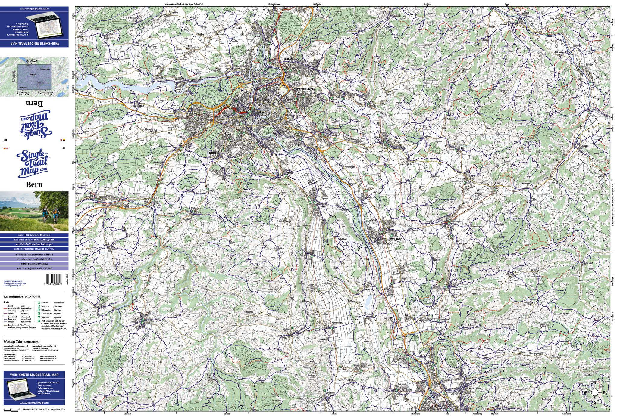 Singletril Map 108 Bern Vorderseite
